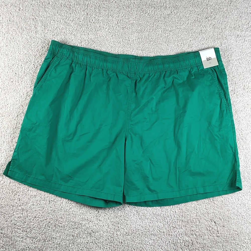 BP. Green Shorts Elastic Waist Casual Summer Mens 3XL‎